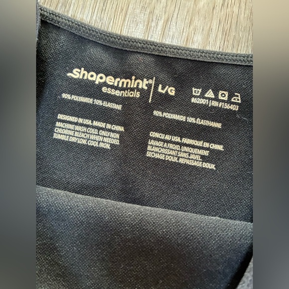 Shapermint Black Tank Large NWT - Picture 5 of 5